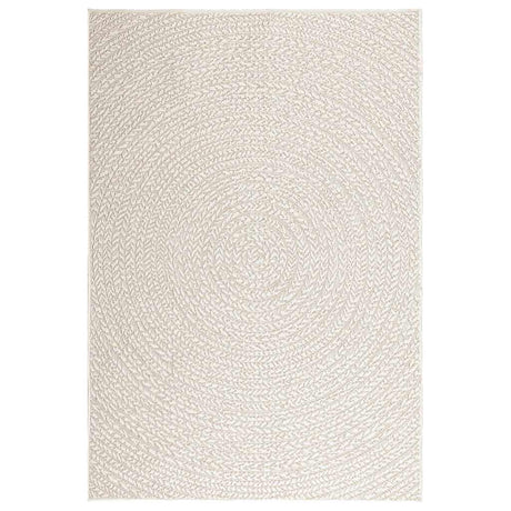 VidaXL tapis zizur crème intérieur et extérieur 120x170 cm aspect jute