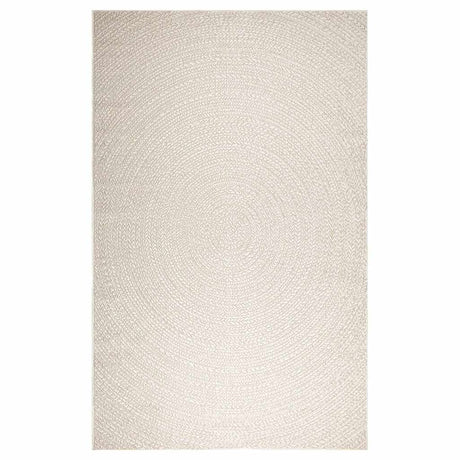 VidaXL tapis zizur crème intérieur et extérieur 200x290 cm aspect jute
