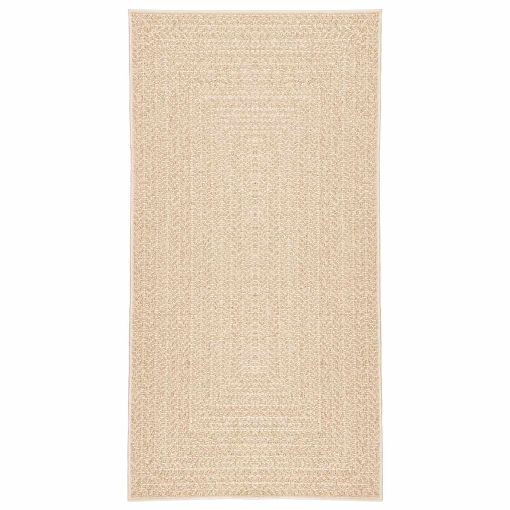 VidaXL tapis zizur beige intérieur et extérieur 60x110 cm aspect jute