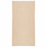 VidaXL tapis zizur beige intérieur et extérieur 80x150 cm aspect jute