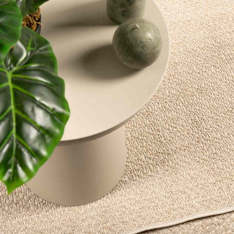 VidaXL tapis zizur beige intérieur et extérieur 80x250 cm aspect jute