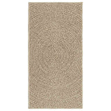 Vidaxl tapis zizur beige à l'intérieur et à l'extérieur de 60x110 cm de jute