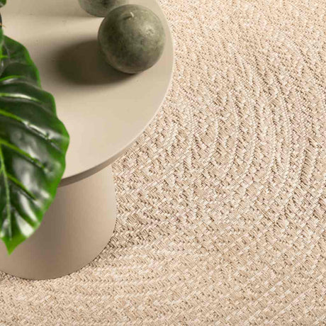 VidaXL tapis zizur beige intérieur et extérieur 80x150 cm aspect jute