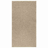 Vidaxl Durg Zizur Beige wewnątrz i na zewnątrz 80x150 cm wygląd juty