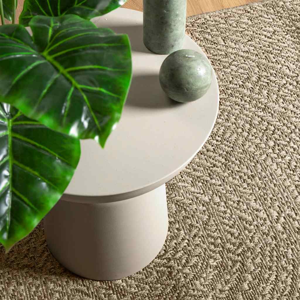 Vidaxl Rug Zizur Beige znotraj in zunaj 80x150 cm jute videz