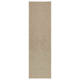 Vidaxl Rug Zizur beige all'interno e all'esterno 80x250 cm look da iuta