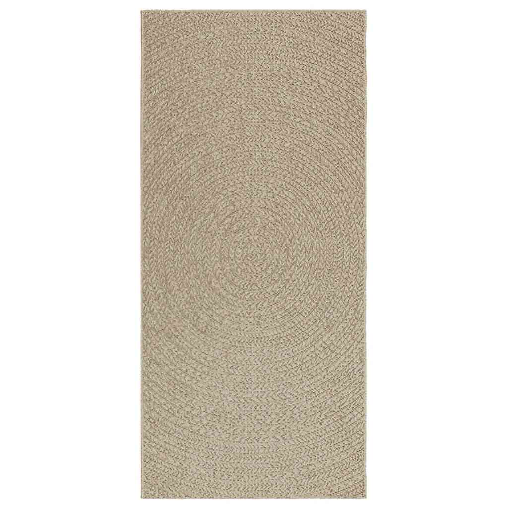 Vidaxl vloerkleed zizur beige binnen en buiten 100x200 cm jute look