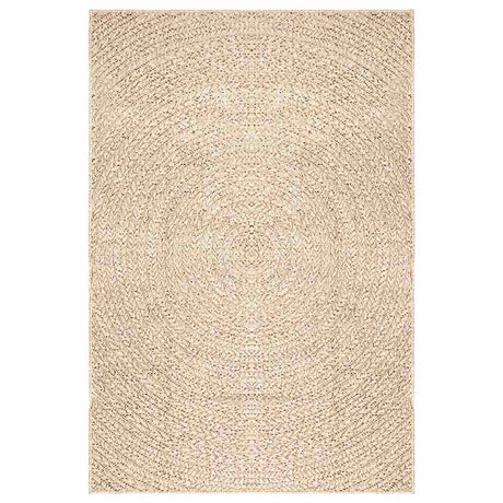 VidaXL tapis zizur beige intérieur et extérieur 140x200 cm aspect jute