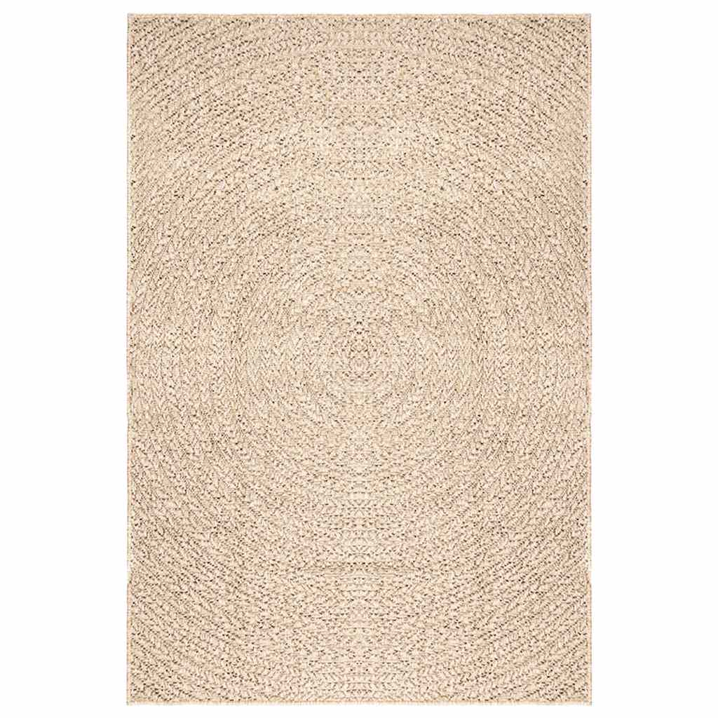 VidaXL tapis zizur beige intérieur et extérieur 160x230 cm aspect jute