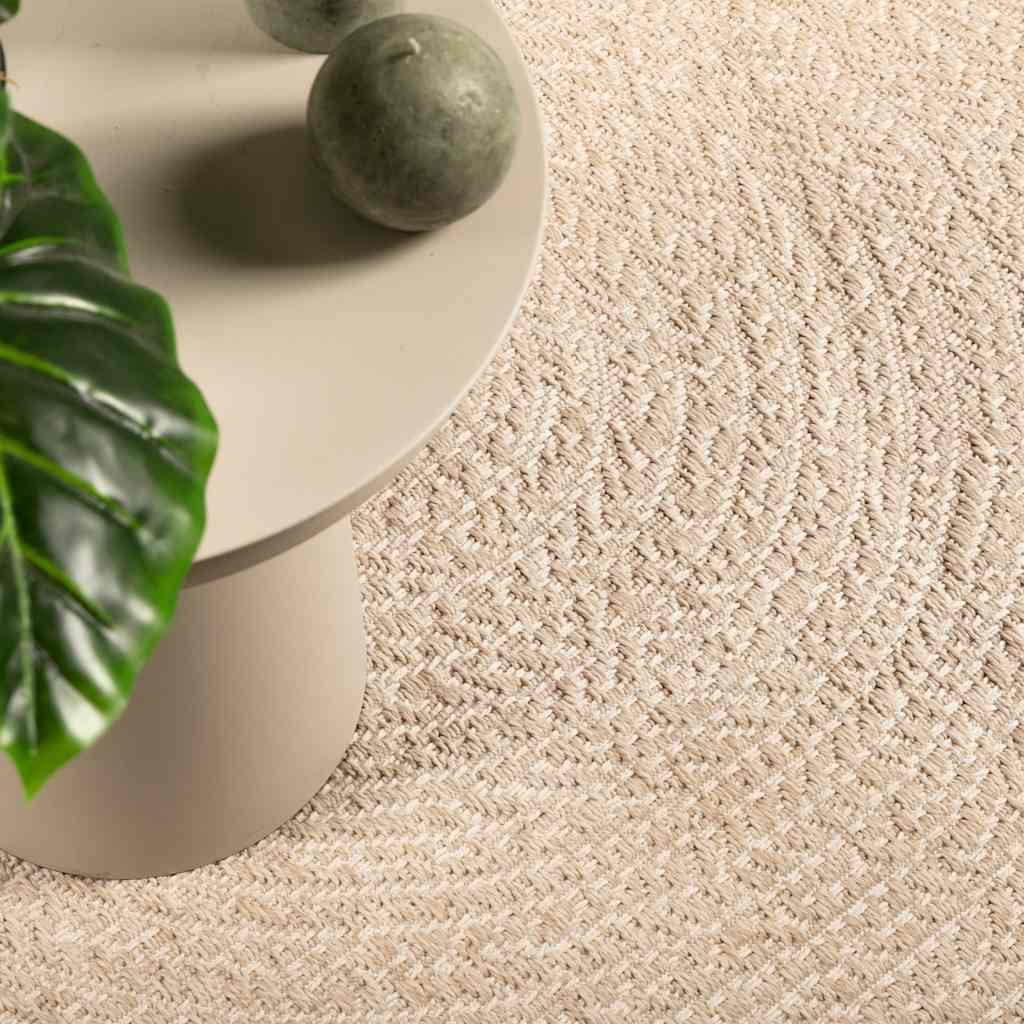 VidaXL tapis zizur beige intérieur et extérieur 200x290 cm aspect jute