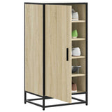VidaXL étagère à chaussures 48x38x97,5 cm bois d'ingénierie couleur chêne sonoma