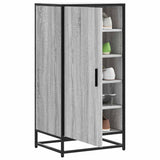 Vidaxx étagère à chaussures 48x38x97,5 cm bois fini gris couleur chêne sonoma