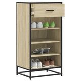 Vidaxl Shoe Rack 48x38x97,5 cm Behandlet tre Sonoma eik farget