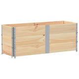 VidaXL Palletopzetranden 3 st 150x50 cm massief grenenhout