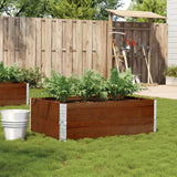 Vidaxx jardinière 120x80 cm bois de pin massif marron