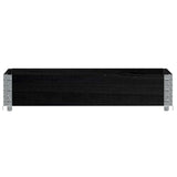 Vidaxx jardinière 100x50 cm bois de pin massif noir