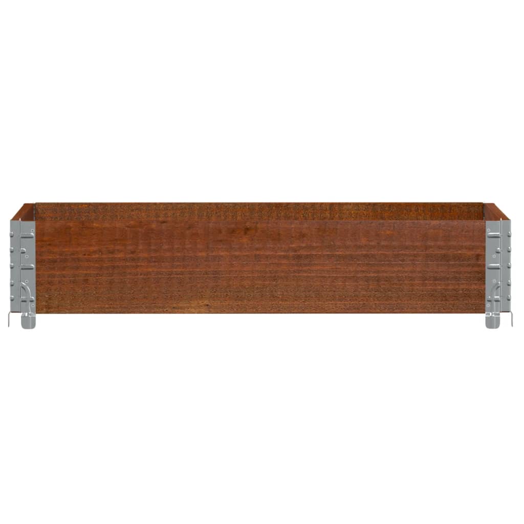 Vidaxx jardinière 100x50 cm bois de pin massif marron