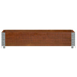 Vidaxx jardinière 100x50 cm bois de pin massif marron