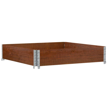 Vidaxx jardinière 100x100 cm bois de pin massif marron