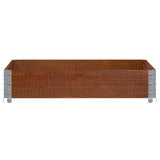 Vidaxx jardinière 100x100 cm bois de pin massif marron