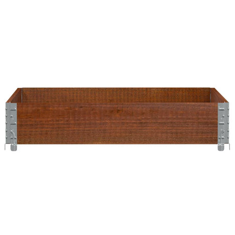 Vidaxx jardinière 100x100 cm bois de pin massif marron