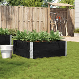 Vidaxx jardinière 100x100 cm bois de pin massif noir