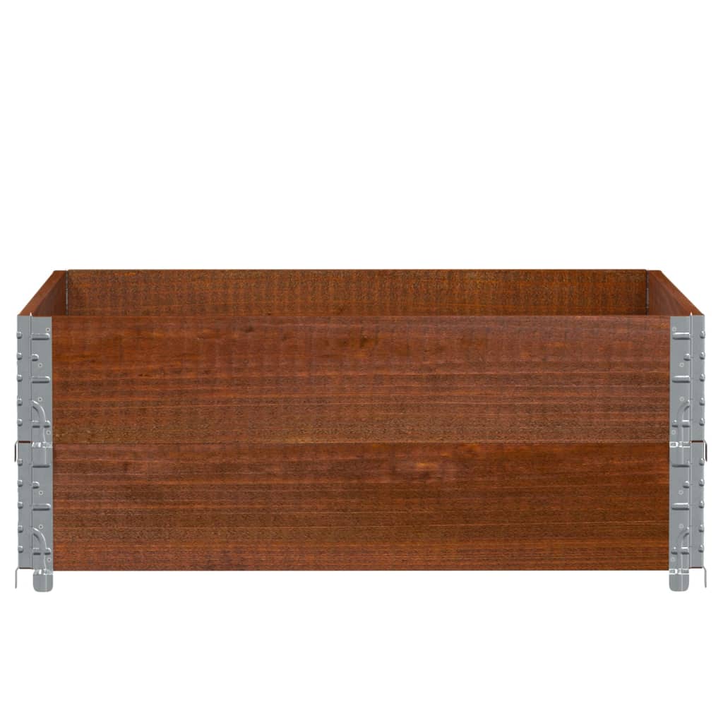 Vidaxx jardinière 100x100 cm bois de pin massif marron