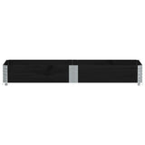Vidaxx jardinière 150x50 cm bois de pin massif noir
