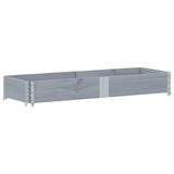 Vidaxx jardinière 150x50 cm bois de pin massif gris