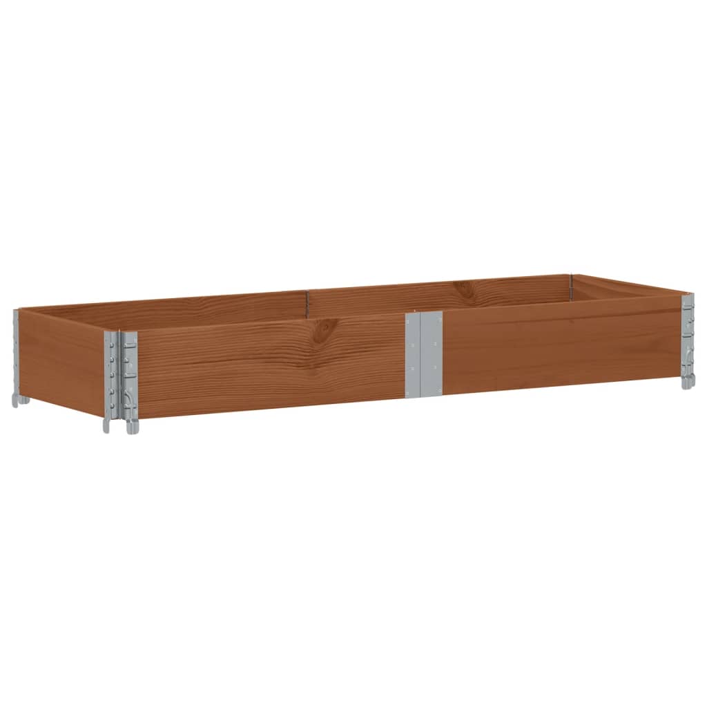 Vidaxx jardinière 150x50 cm bois de pin massif marron