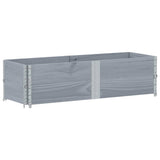 Vidaxx jardinière 150x50 cm bois de pin massif gris