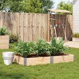 Vidaxx jardinière 150x100 cm bois de pin massif