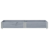 Vidaxx jardinière 150x100 cm bois de pin massif gris
