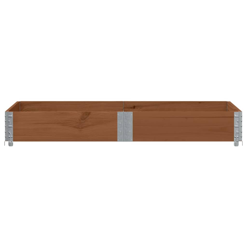 Vidaxx jardinière 150x100 cm bois de pin massif marron