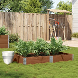 Vidaxx jardinière 150x100 cm bois de pin massif marron