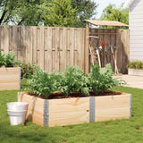 Vidaxx jardinière 150x100 cm bois de pin massif