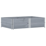 Vidaxx jardinière 150x100 cm bois de pin massif gris