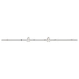 Vidaxx ensemble de pièces pour porte coulissante 183 cm acier inoxydable couleur argent