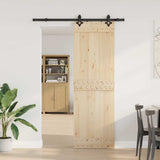 Vidaxxl boîte avec pièces pour porte coulissante 152,5 cm acier noir