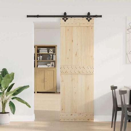 Vidaxxl boîte avec pièces pour porte coulissante 152,5 cm acier noir