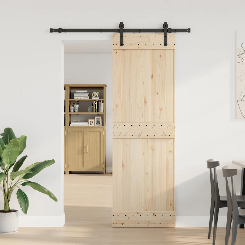 Vidaxxl boîte avec pièces pour porte coulissante 152,5 cm acier noir