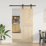 Vidaxxl boîte avec pièces pour porte coulissante 152,5 cm acier noir