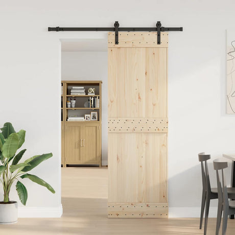 Vidaxxl boîte avec pièces pour porte coulissante 152,5 cm acier noir