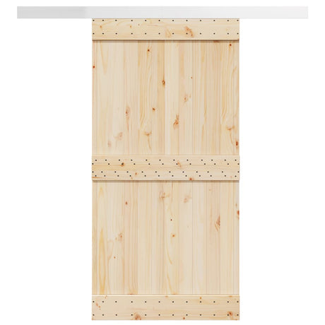 Vidaxx kit de ferrures pour porte coulissante 200 cm en alliage d'aluminium couleur argent