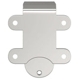 Vidaxx supports de dérivation pour porte de grange 4 pcs pour rails ronds en acier inoxydable