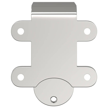 Vidaxx supports de dérivation pour porte de grange 4 pcs pour rails ronds en acier inoxydable