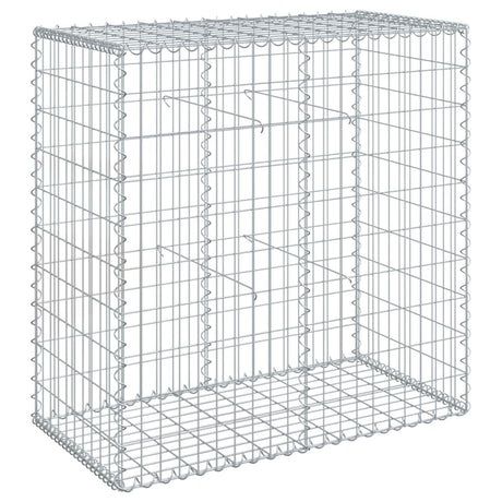 Gabion Vidaxx 100x50x100 cm fer galvanisé couleur argent