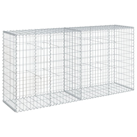 Gabion Vidaxx 200x50x100 cm fer galvanisé couleur argent