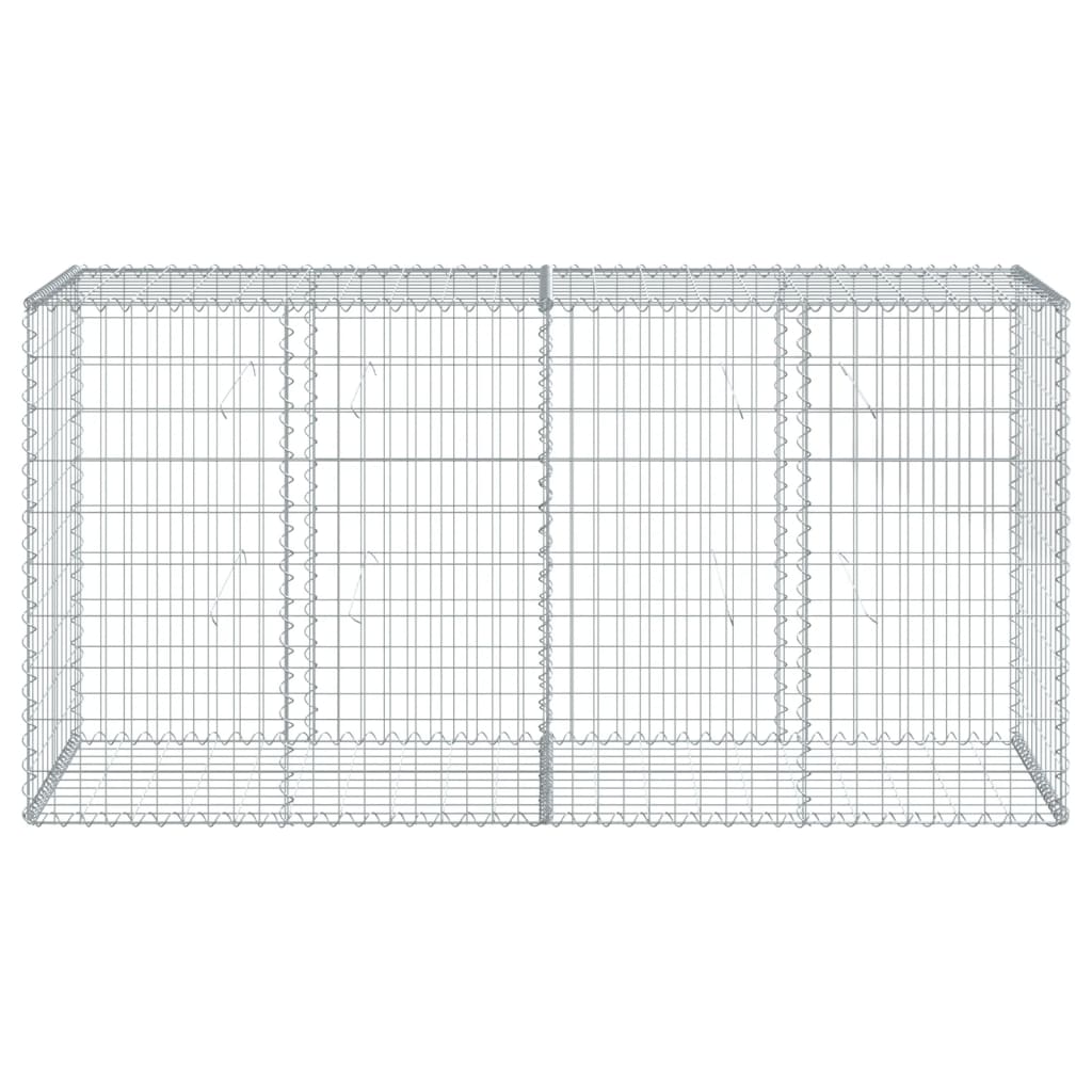 Gabion Vidaxx 200x50x100 cm fer galvanisé couleur argent