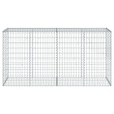 Gabion Vidaxx 200x50x100 cm fer galvanisé couleur argent